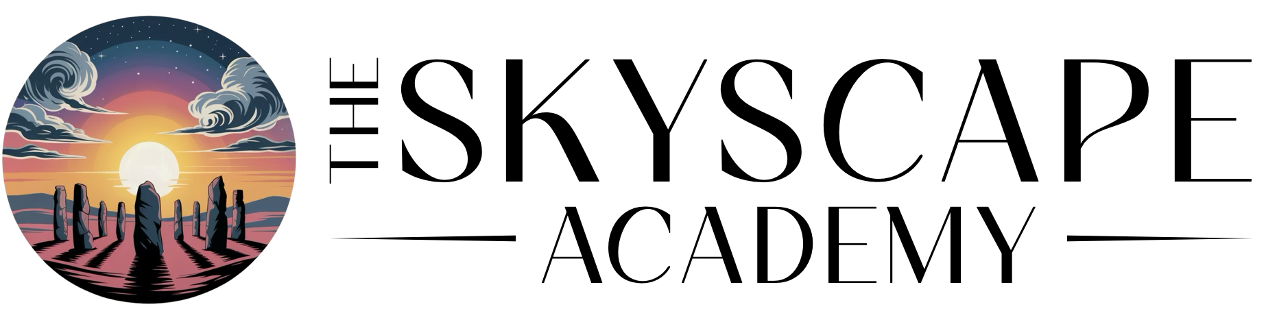 academy logo black right